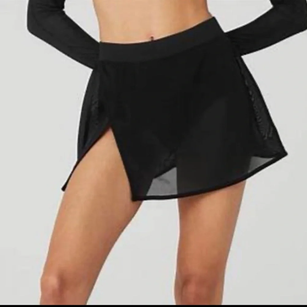 ALO Yoga Black Mini Skirt